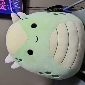 NWT 12” DeRay the Ankylosaurus Squishmallow — Select Series-Black Tag